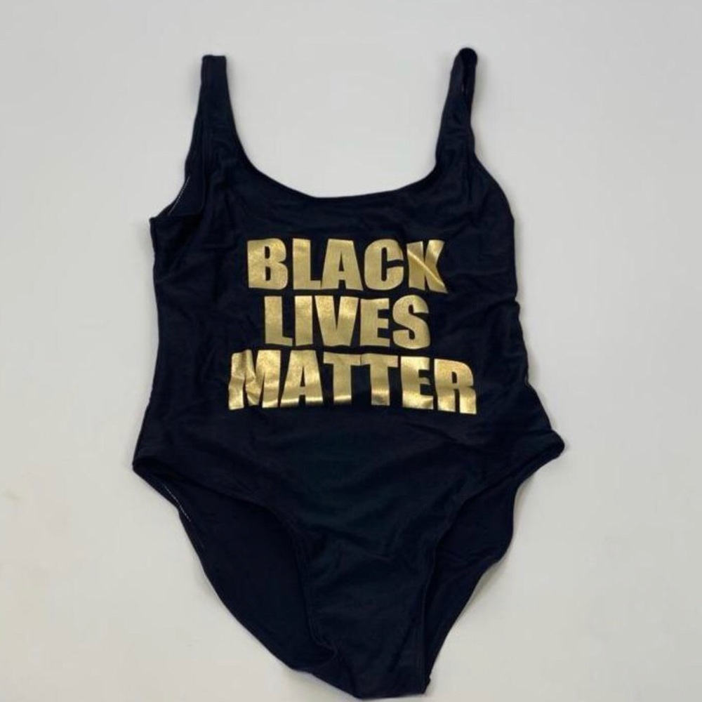SUMMER 🥶SALE 
BLACK LIVES MATTER”Monokini Swimsuit
